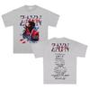 Rapper Zayn Tour Album 2026 Springsummer Graphic Tshirt Men  Vintage pure Cotton Tshirt Rock Hip Hop High Short Sleeve Top