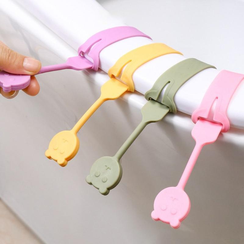 Портативный подъемник крышки унитаза Подъемник сиденья унитаза Избегайте прикосновения к ручке крышки унитаза Подъемное устройство Открытое устройство Аксессуары для ванной комнаты