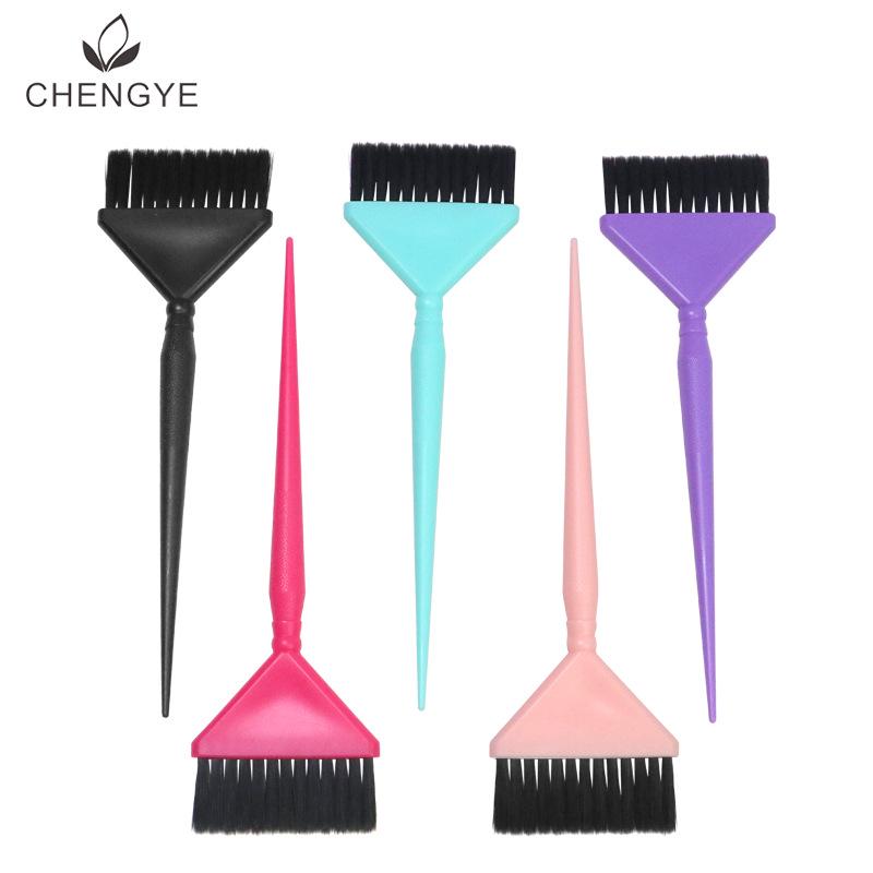 Large Black Pointed Bristle Painting & Dyeing Brush for Hairdressing - Barber Shop Oil Treatment & Highlighting Tool