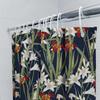 Цветочная шторка для душа Домашний декор Водонепроницаемая Декор для ванной Комната Защита от посторонних глаз Белый Красный Цветочный дизайн Шторки для душа