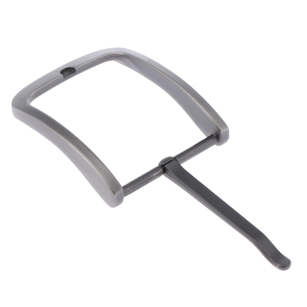 Мужская антикварная пряжка из сплава с одним зубцом, прямоугольная булавка, серая