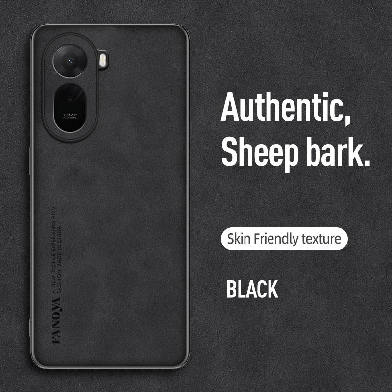Чехол EUCAGR для Redmi A7 Pro Роскошная задняя крышка из натуральной овчины и ПУ-кожи, противоударный чехол для Redmi A7Pro, защитный чехол Funda