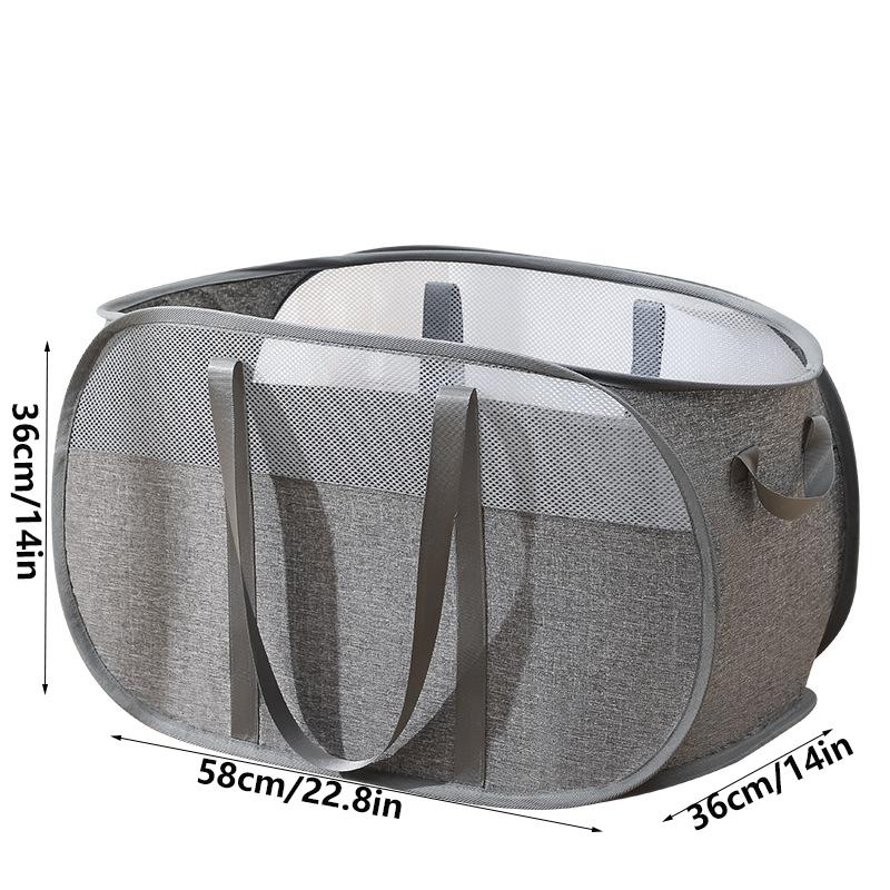 Складная корзина для белья Большие корзины для хранения грязной одежды с ручками для переноски Органайзеры для корзин для грязного белья в ванной