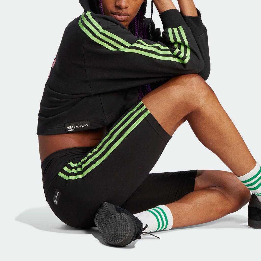 Adidas Originals Rich Mnisi Sports Shorts Women's Black Moderate Tight Pants IU0051