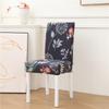 Elastic Printed Dining Chair Cover Stretch Armchair Protector for Office Banquet Home Decor Universal Fit