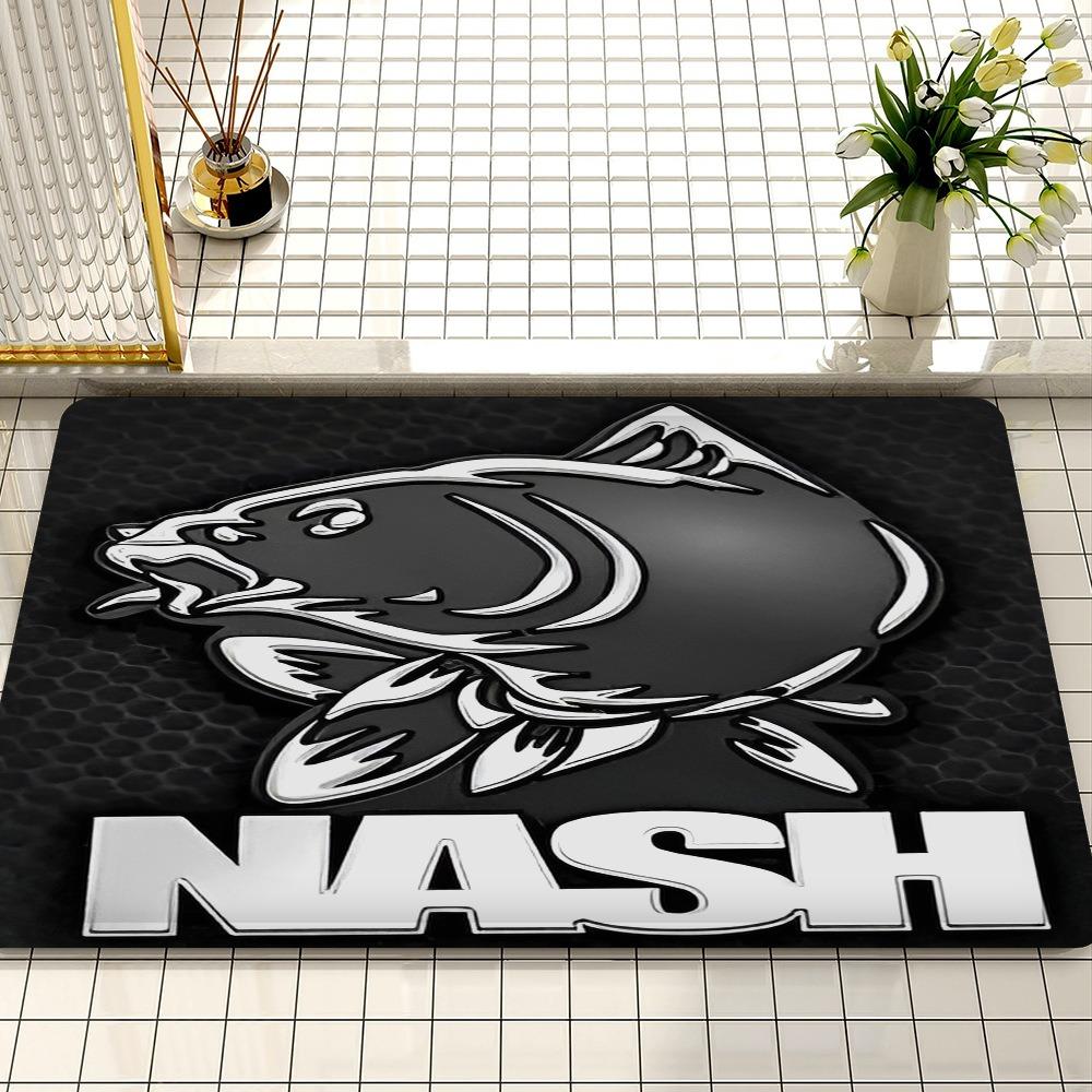 Коврик с логотипом Nash Fishing для ванной, впитывающий, коврик для двери спальни, кухни, балкона, гостиной, прихожей, приветственный ковер, домашний декор