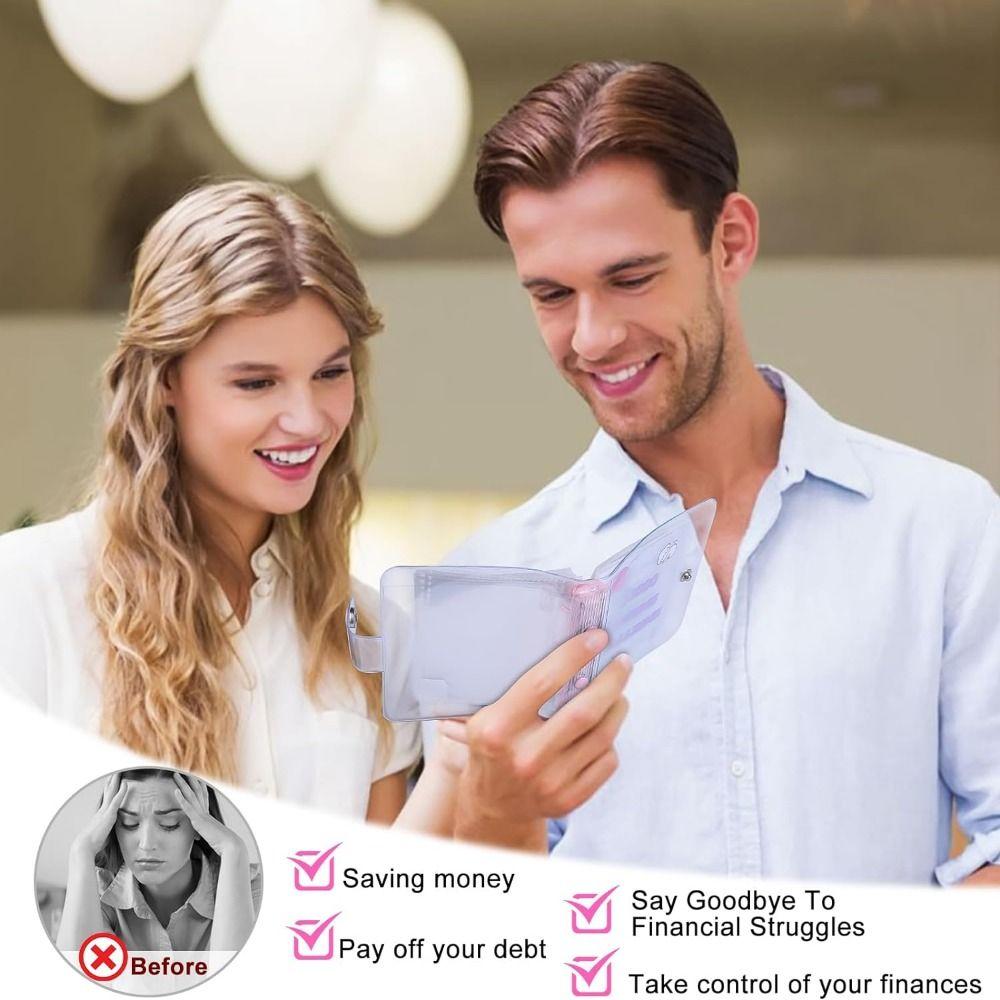 PVC Savings Challenges Book $150/300/500/1000 Envelope Savings Challenge for Budgeting Planner