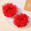 2Pcs Girls Colorful Hair Bands Set Chiffon Flowers Beads Elastic Rubber Band Children Ponytail Holder Kids Hair Accessories Gift