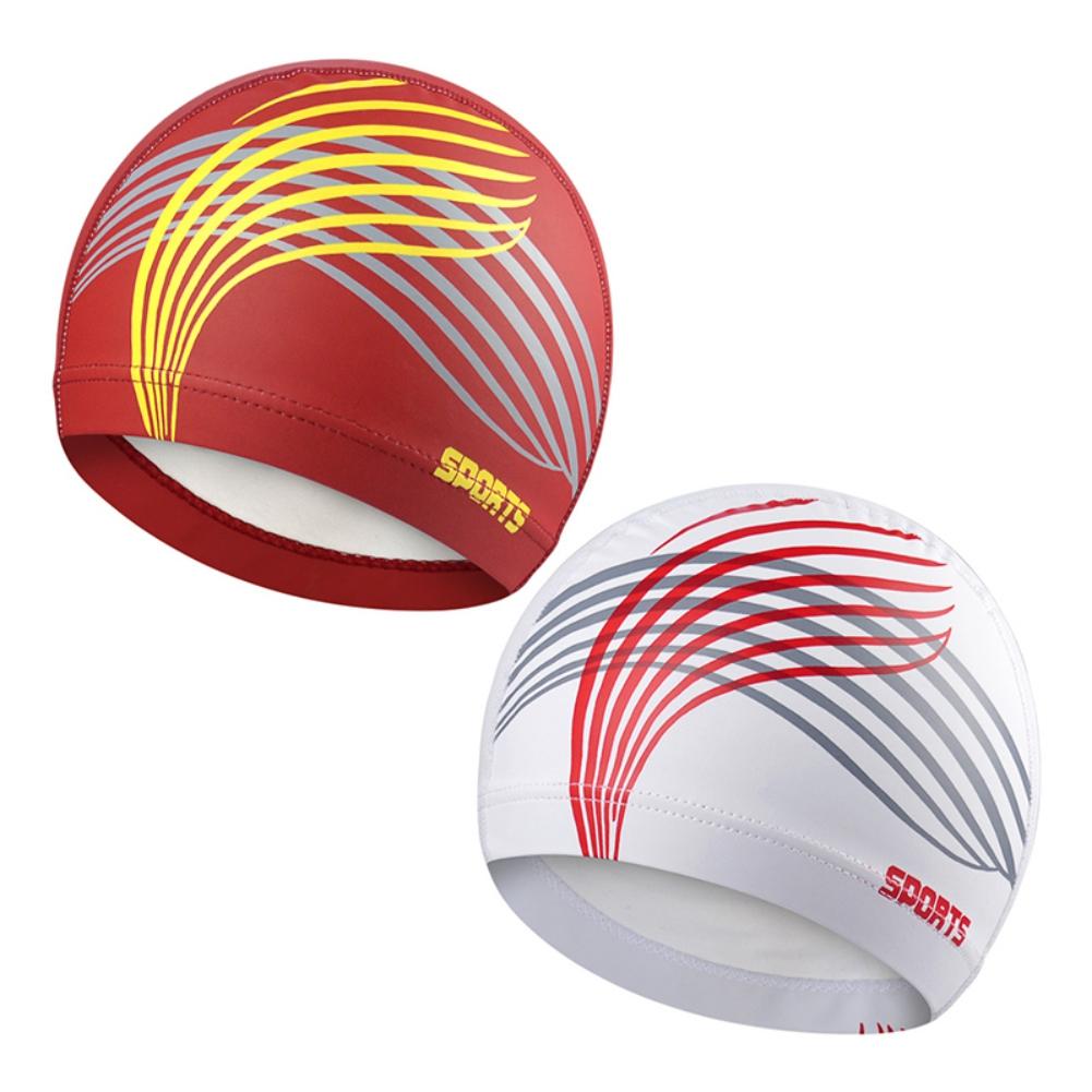 Swimming Caps Adult Bathing Hat for Long Short Hair PU Swim Caps