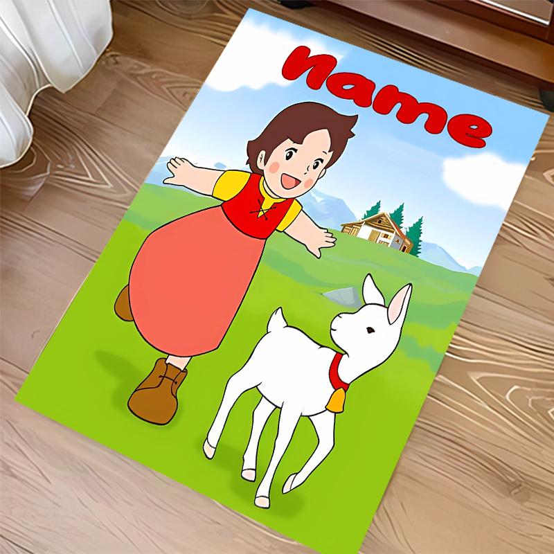 Custom personalization Heidi Print Area Rug - Soft, Washable Non-Slip Indoor Mat,Living Room,Home&Office Decorative Rug