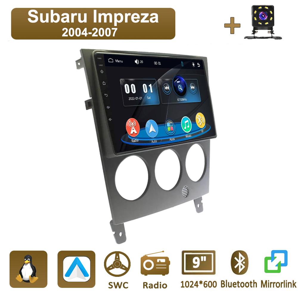 icreative Автомагнитола Мультимедийный MP5 Плеер Головное Устройство Стерео BT Для Subaru Impreza 2004-2007