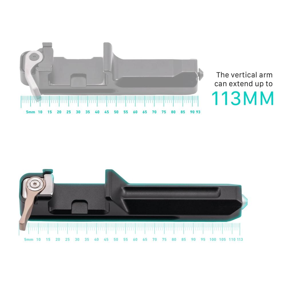 TILTA Extend Arm with Rotating Base Plate for DJI RS3 Mini Gimbal Quick-Release TGA-RS3M-EA