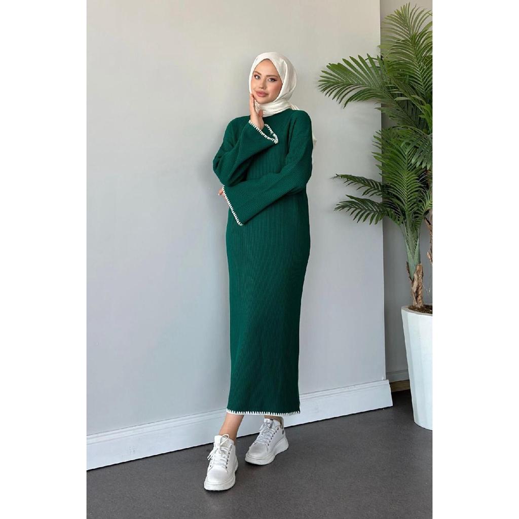 Zeynep Трикотажное Платье Черное