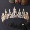 Новый хрустальный свадебный венец из сплава, высококачественные свадебные аксессуары для принцессы, аксессуары для свадебного платья на день рождения