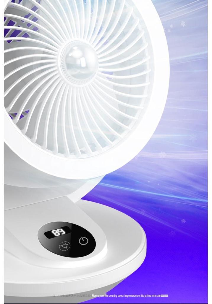 High-Power Silent Desktop Fan for Dorms and Offices