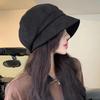 Breathable Women Fisherman Hat Adjustable Newsboy Hat Fashion Suede Octagonal Cap Autumn Winter