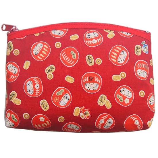 Kyoyu Made in Japan Pouch Women's Approx. 12×15.5cm Cosmetic Accessory Case Portable Japanese Patter