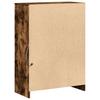 Sideboard with LED Lighting Smoked Oak Finish 72 x 34 x 100 cm Engineered Wood