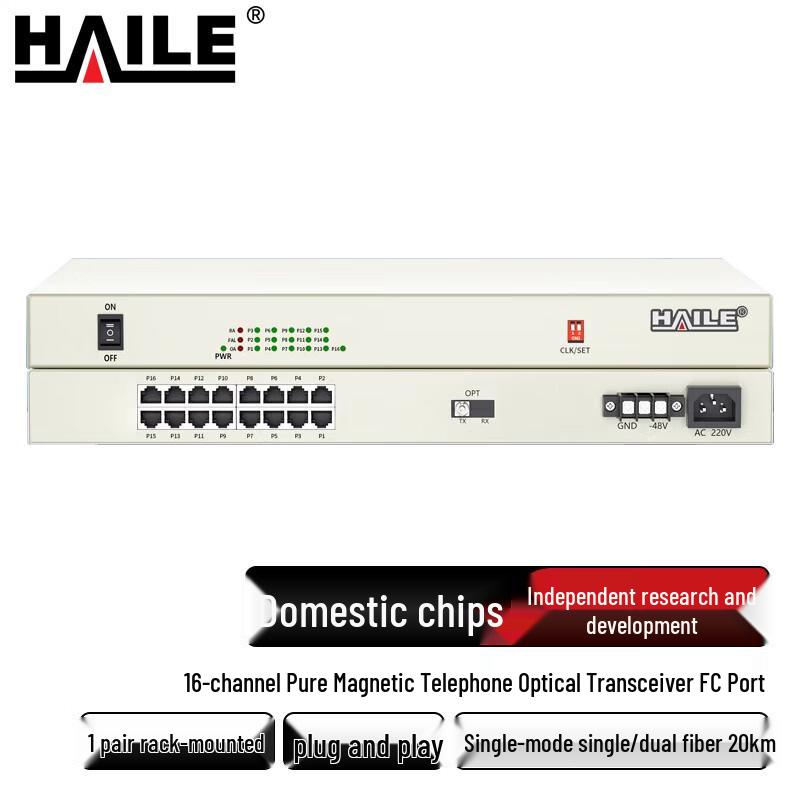 HAILE Цифровой телефонный оптоволоконный мультиплексор