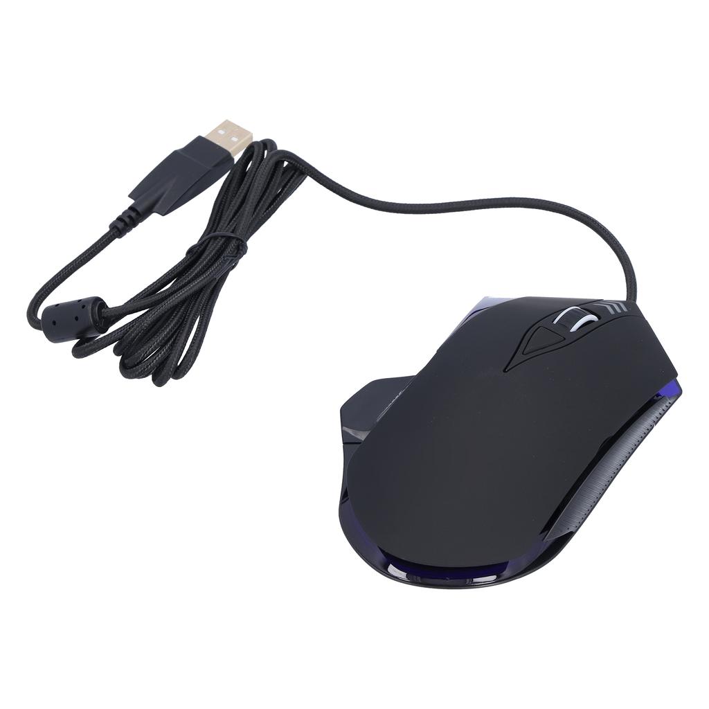 Игровая мышь USB Портативная Дышащая подсветка 4 уровня DPI Регулируемая Эргономичная Компьютерная мышь для ПК Ноутбука