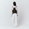 Pleatsmama Glitter Black Brown New Bow Backpack