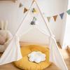 Baby Banner Flag Nursery Garland Triangle Bunting Flag Soft Fabric Vivid Color Kids Banner Nursery Decor