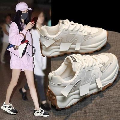 Новая обувь на платформе для увеличения роста, маленькая, удобная, универсальная, повседневная, противоскользящая, влагозащитная