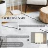 Modern 2-in-1 Floor Lamp with 3 Shelves, E27 Socket, 26 x 26 x 160 cm, White