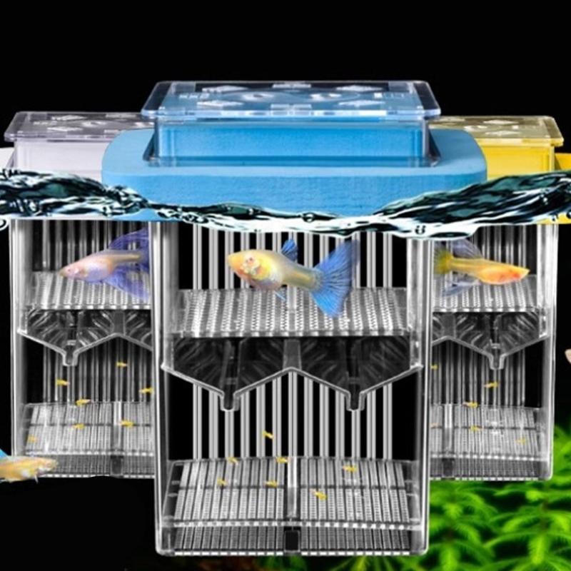 Нерестовики для мальков аквариумных рыб Изоляционный бокс Инкубатор для мальков Прозрачный нерестовик
