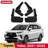 Car Fender Mud Flaps For Toyota Veloz 2022 Splash Guards MudFlaps Front Rear Mudguards Auto