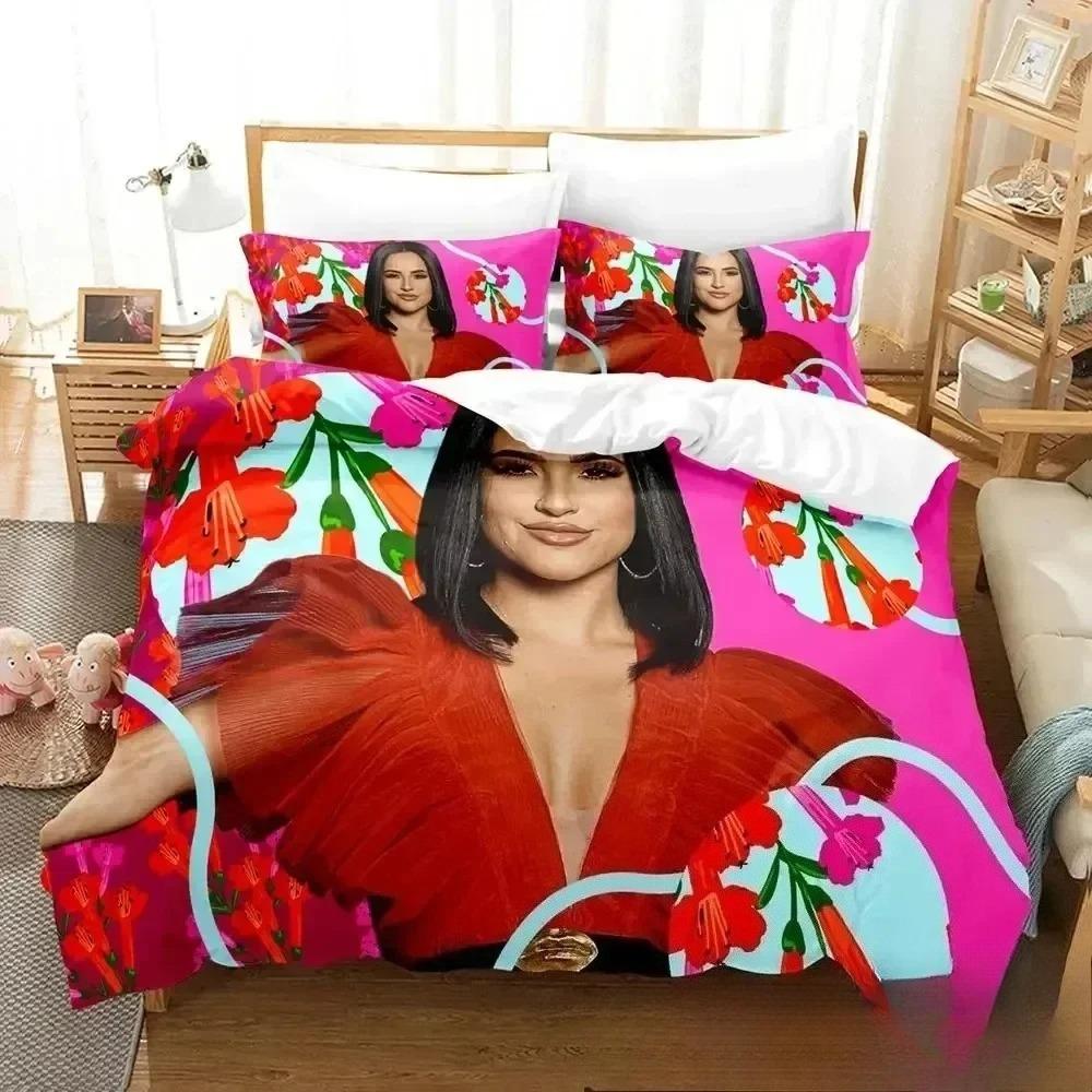 Hot Singer Becky G Bedding Set 3D Print Duvet Cover Pillowcase Adult Boy Girl Bedroom Decoration Gift Single Double Size Gift