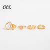 Open Toe Ring 4Pcs Faux Baroque Pearl Set, Non Tarnish Zinc Alloy Rings for Women, Adjustable Golden Plated Foot Jewelry Multi Purpose