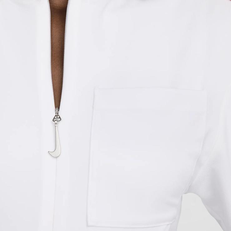 Nike Женское белое платье с коротким рукавом X Jacquemus FV5683-100