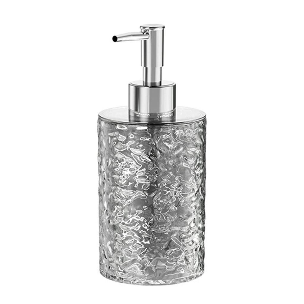 Прозрачный кристальный дозатор для мыла, многоразовые дозаторы для жидкого мыла для рук, мыла для посуды для столешницы в ванной комнате, кухонной раковины