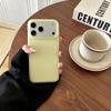Подходит для iPhone17 Фантом матовый чехол для мобильного телефона Apple 16Pro цвет прозрачный ТПУ противоударный мягкий защитный чехол 14 простой