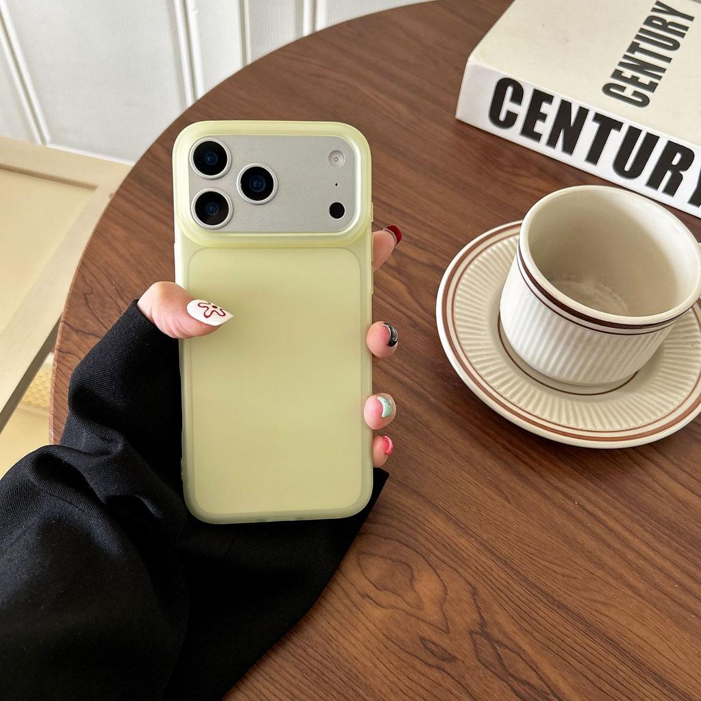 Подходит для iPhone17 Фантом матовый чехол для мобильного телефона Apple 16Pro цвет прозрачный ТПУ противоударный мягкий защитный чехол 14 простой