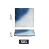 Japanese Style Ceramic Square Plate Barbecue Snack Sushi Steak Western Food Square Dish Home Decor Porcelain Plate Tableware