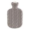Natural Rubber Hot Water Bottle - Grey Stone