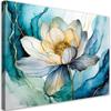 Canvas Print, Flower Watercolour Abstraction