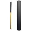 1 Set Stainless Steel Chopsticks with Case Reusable Easy To Clean Rustproof Non-slip Eating Dishwasher