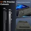 Магнитный чехол для мобильного телефона UYUXIO с подставкой для iPhone 17 15 16 14 Pro Max Plus 13 12 11 Чехлы-подставки с держателем