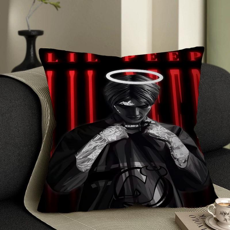Подушка Lil Peep Подарок Декор для дома и офиса Подушка для спальни, дивана, автомобиля Наволочка