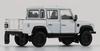 Scherer Designs BM Creations Land Rover Defender 110 Пикап 16 Белый Левый руль Масштабная модель 64B0199 1/64
