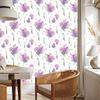 Lavender wallpaper with flowers for living room and bedroom 50x1000