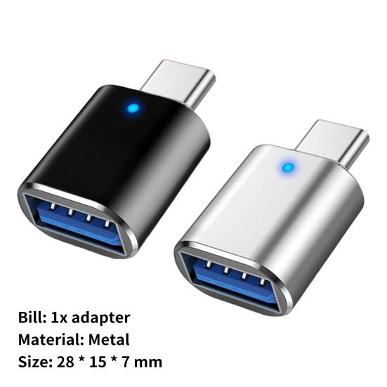 Anti-corrosion OTG Adapter Excellent Widely Compatible Non-delayed Type-C To USB Phone Converter