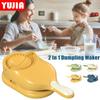 2 In 1 Dumpling Mould Dumpling Skin Rolling Dough Labor-Saving Kitchen Dumpling Machine Dumpling Wrapper Maker Tools