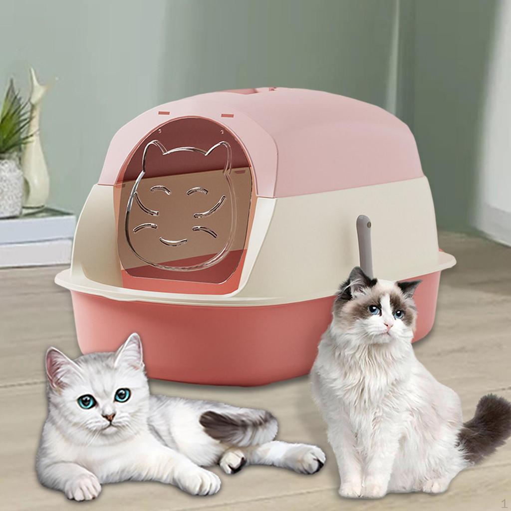 Коробки для кошачьего туалета с капюшоном и крышкой, с капюшоном, закрытые