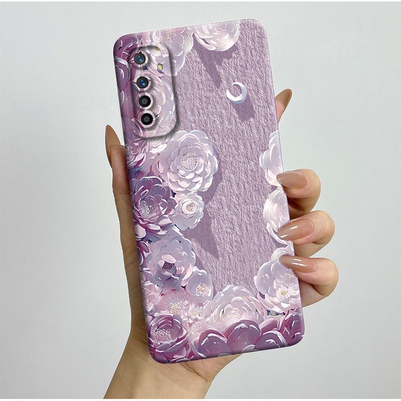 Для Realme X2 XT Чехол RMX1921 RMX1991 RMX1993 Красивые Цветы Силиконовый Мягкий ТПУ Ударопрочный Чехол для Телефона Для OPPO K5 Coque Fundas