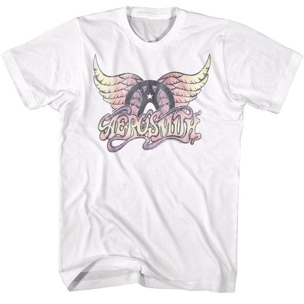 Музыкальная футболка Aerosmith Faded Pinks