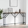 VidaXL Console Table Brown Oak 140x23x75 Cm Engineered Wood 837776